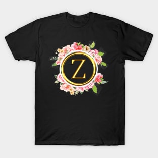 Letter Z Shirt Alphabet Letter Z Different Colors T-Shirt